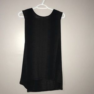 Black lululemon tank top